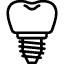 Tooth Icon of Dental Implant