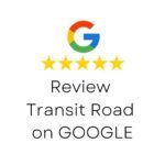 Leave a google review for transit Road Location Icon